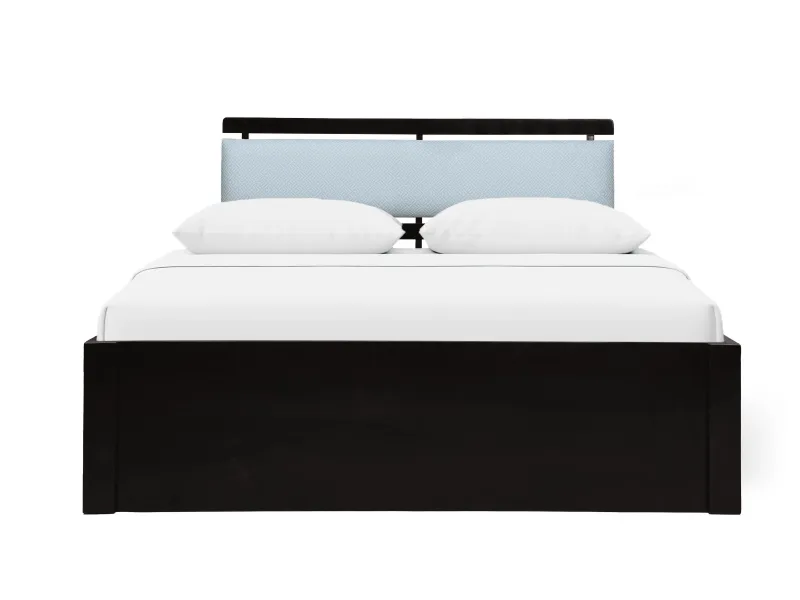 Crest Solid Wood Queen Size Double Bed